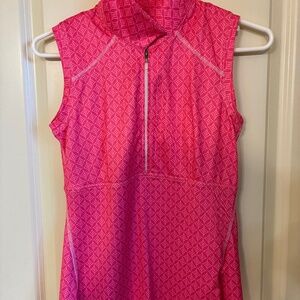 Adidas Climacool sleeveless 1/4 zip golf top XS